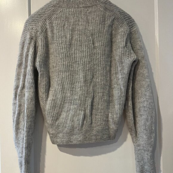 Quince Mohair Grey Sweater Cashmere - Picture 3 of 4